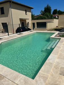 Piscine finalisée & mise en eau